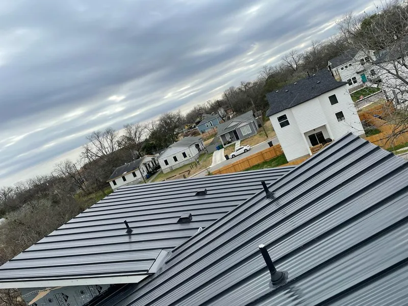 Standing seam metal roof panels with vents for Skylight Repair in Sierra Vista